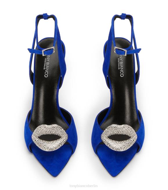 Stöckelschuhe| de Tony Bianco Frauen Moshi-Absätze azurblaues Wildleder 4624177